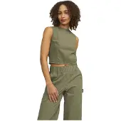 Jack & Jones Kaia Jjxx Sleeveless T-shirt Vert XL Femme