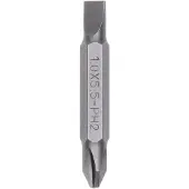 Bosch 2609255954 Embout de tournevis double Plat 1 x 5,5 + PH2