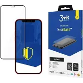 3mk Protection NeoGlass for iPhone 12 Pro Max black frame (1 pcs, Apple iPhone 12 Pro Max), Téléphone portable : film de protection, Noir
