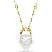 Swarovski Chaîne or / transparent / blanc