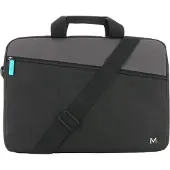 Mobilis THE ONE Essential - Sacoche pour ordinateur portable - chargement par le haut - 11" - 14" - noir et gris