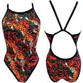 Turbo Tiger Roses Revolution Swimsuit Multicolore S Femme