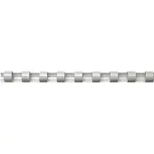 Fellowes Dos de reliure plastique A4 100 pcs - 10 mm, blanc, Relieuse : accessoires, Blanc