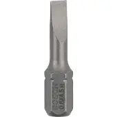Bosch Schrauberbit Extra-Hart S 0,6 x 4,5, 25 mm, 3er-Pack