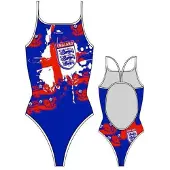 Turbo England Shield Swimsuit Bleu S Femme
