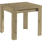 Möbelando Esstisch >Monterrey< ausziehbar bis 136cm in Asteiche - 80/136x78x80cm (BxHxT)
