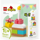 LEGO DUPLO Festive Cake, jeu de construction, 1.5 ans/années, plastique, 9 pièces, 75 g