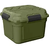 Sunware Q-line boîte de rangement étanche 90L vert noir (90 l, 60.10 x 53.10 x 42.50 cm)