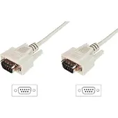 Digitus série câble de raccordem. SUB-D mâle 9 pôles/SUB-D mâle 9 pôles beige 3 m