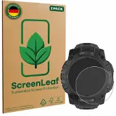 ScreenLeaf Film de protection d'écran, Protection d'écran Écologique, Clear, Anti-Rayures, Film de protection pour smartwatch, Transparent