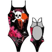 Turbo Skull Crown Swimsuit Noir L Femme