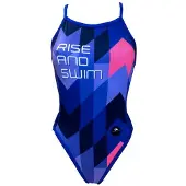 Turbo Rise&swim Swimsuit Bleu 3XL Femme