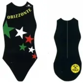 Turbo Orizzonte Swimsuit Noir 5XL Femme