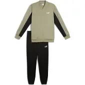 Puma Hommes, Vestes de survêtement, Combinaison de baseball poly (L), Vert, L