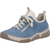 Rieker Chaussures basses à lacets en bleu, taille 38