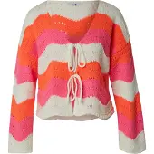 Hailys Cardigan 'Ol44ana' crème / orange / rose