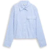 Tom Tailor 1050270 Long Sleeve Shirt Bleu 2XL Femme