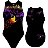 Turbo Vamp Polo Swimsuit Noir 2XL Femme