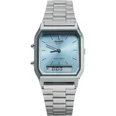 Casio Aq-230a-2a1mqyes Woman Watch Argenté Femme