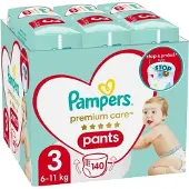 Pampers Premium Care Pants Size 3 culottes de protection jetables 6-11 kg 70 pcs