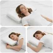vidaXL Coussin de sommeil Uni 30 x 50 x 9 cm
