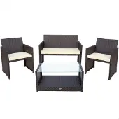 Aktive Table Avec 3 Fauteuils