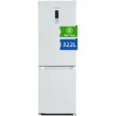 Chiq GCB340NEIDW Réfrigérateur-congélateur indépendant Réfrigérateur inverter, 322 litres, No-Frost, Congélation rapide,à écran tactile, blanc