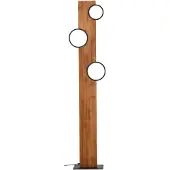 Brilliant Lampadaire 140cm Cheesy marron IP20 20 watts LED intégrée