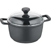 Berndes Edition 100 Casserole avec couvercle, Casserole, Fonte d'aluminium, Noir, 24 cm, 031645