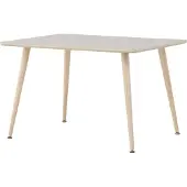 Ebuy24 Polar table de salle à manger pour enfants whitewash.