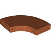 LEGO 2x2 carreaux coin rond 27925 - 250 pièces orange foncé