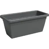 Artevasi Jardiniere Venezia Xl - 30 X 60 X H 26,5 Cm - 30 L - Gris Anthracite