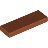 LEGO 1x3 tuiles 63864 - 250 pièces orange foncé