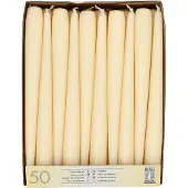 Papstar 17967 bougie en cire Cylindre Champagne 50 pièce(s)