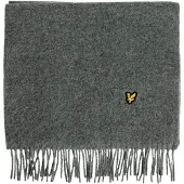 Lyle & Scott Écharpe jaune foncé / gris