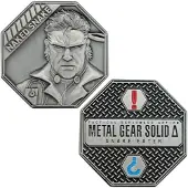 Fanattik Metal Gear Solid Delta Sammelmünze Naked Snake Limited Edition