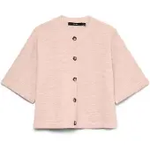 Vero Moda Cardigan 'VMLefile' rouge pastel