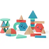 BS Toys Wooden Building Blocks - 38dlg.