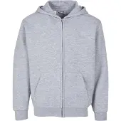 Urban Classics Uck8003 Full Zip Sweatshirt Gris 134-140 cm Garçon