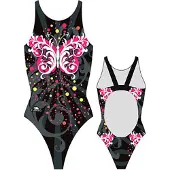 Turbo Butterfly Stars Pro Resist Swimsuit Noir 3XL Femme