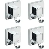 Wenko 4 porte-serviettes argent