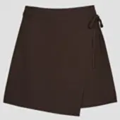 OLAF Jupes courtes WRAP SKIRT femmes - Marron - EU XS