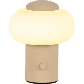 Lucide Lampe de table rechargeable Gustav brun sable