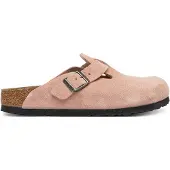 Birkenstock Sabots Boston Suede Leather pour Uni