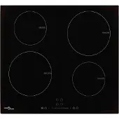 vidaXL Table de cuisson à induction avec 4 plaques Touch Control verre 7000 W