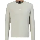 BOSS T-Shirt 'Chark' beige / blanc