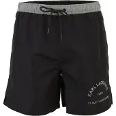 Karl Lagerfeld Shorts de bain gris / noir