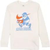 Nike T-Shirt bleu roi / bleu clair / orange / blanc cassé