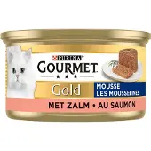 Gourmet Gold Mousse Saumon + Thon Combipack pour chat