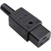 Bachmann Connecteur secteur 915.174 mâle Nbr total de pôles: 2 16 A noir 1 pc(s)